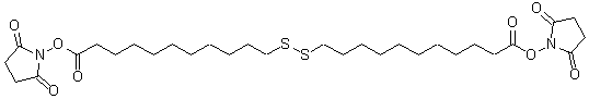 架橋剤 Dithiobis(succinimidyl undecanoate)　