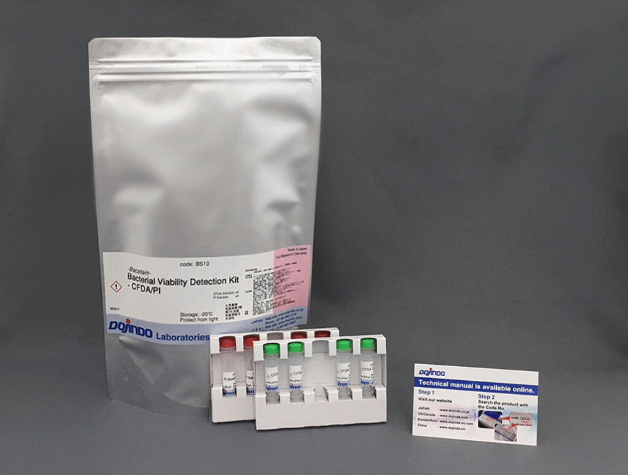 菌蛍光染色用色素 -Bacstain- CFDA solution　